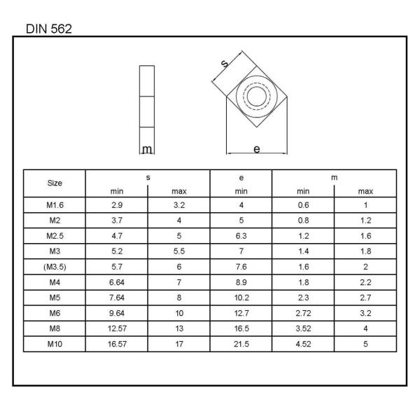 A4-DIN 562 M5