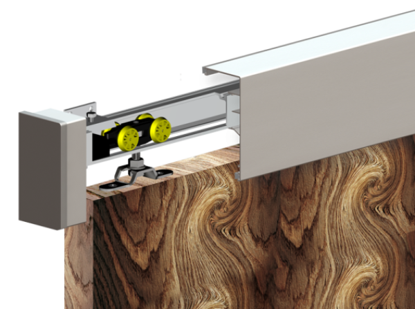 Holztür - Schiebetür System - Oberführung AL 60kg