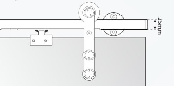 Tür schließen softclose 60-80kg L2000