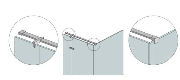 Beschlag für Stange Edelstahl
