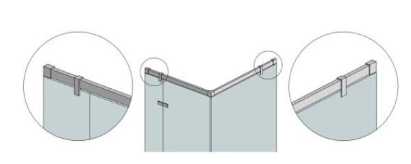 Beschlag für Stange Edelstahl