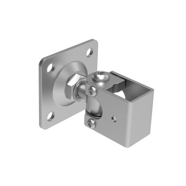 Torband mit U-Bügel und Platte Zn, M20, 100x100mm