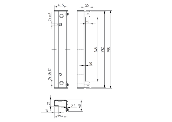 Toranschlag universal 40x30