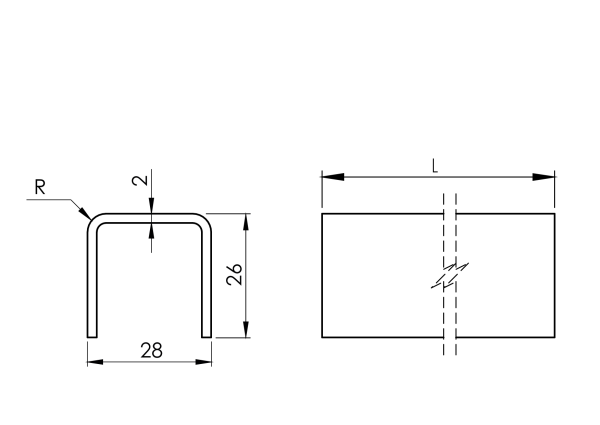 Abschluss der Glasfüllung