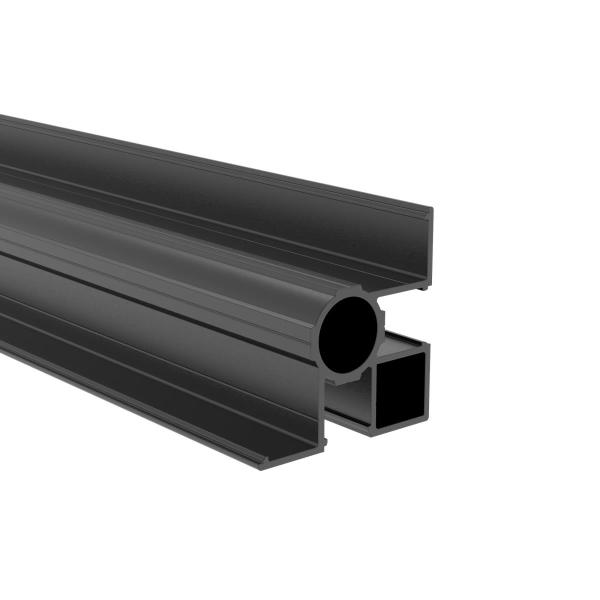 Aluminium-Zaunpfosten 60x60 Ecke - 6000mm