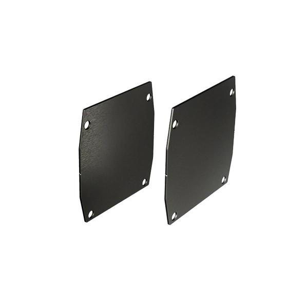 Endkappe für Laufschiene ohne Rad Zn,profile 90x95, Schwarz