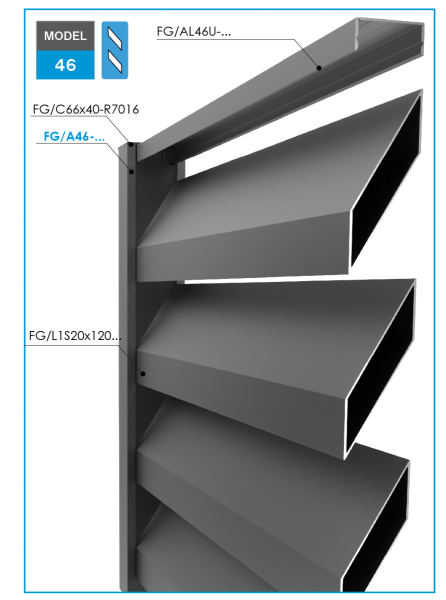 Aluminium U-Adapter 50x20-6000mm R7016