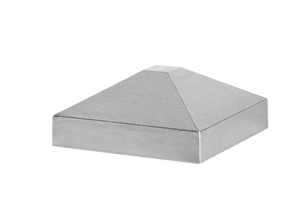 Aluminiumdachpfosten 80x80 Pyramide - natur