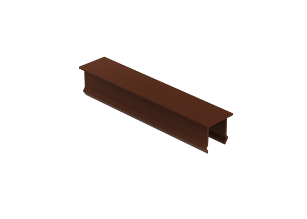 Abdeckkappe für vertikale Füllung 20x100x1 - R8017