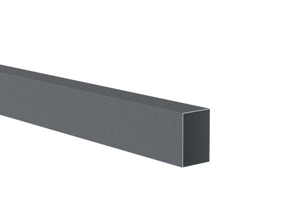 Aluminium Zaunsprofil 40x60x1 - 6000mm RAL7016