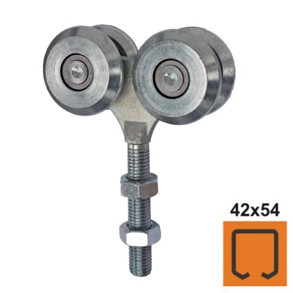 Vierädriger Rollenapparat Zn, profile 42x54mm