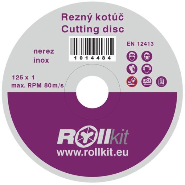 Trennscheibe für Edelstahl, D125, d22,2 , t1mm