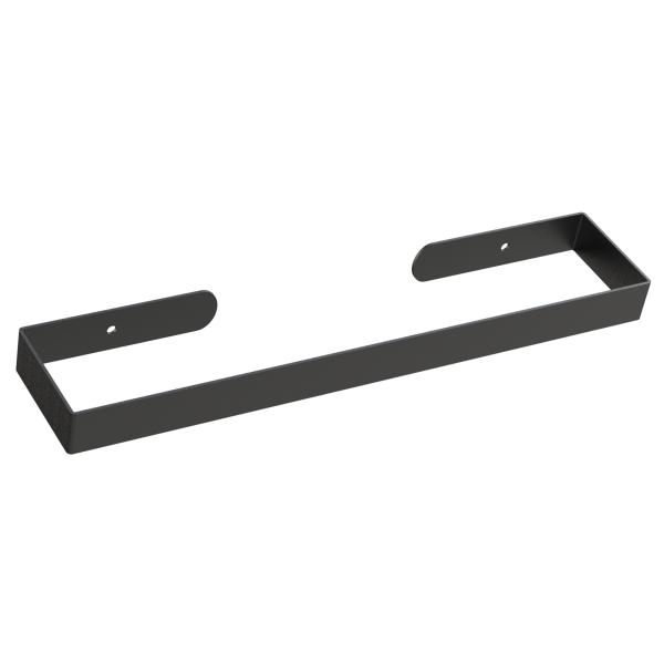 Papierhandtuchhalter Bügel Bad Toilette Badezimmer WC Metall SCHWARZ / BLU TERRY