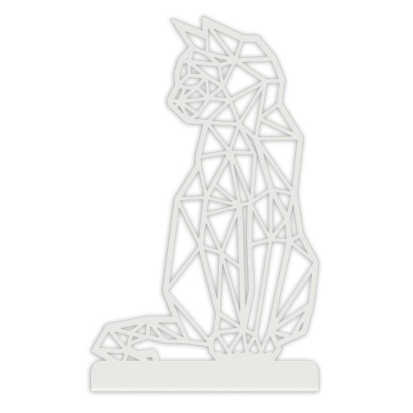 Buchstütze Bücherhalter Design Ständer Bücherregal CAT Bookends für Zuhause Stütze Katze Büro Geschenk WEIß / KATZE 2