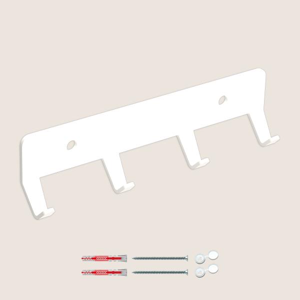 Küchenhandtuchhalter Bügel Küchenhalter Metall schwarz Hakenleiste / MIKI Z4