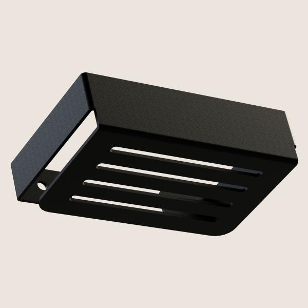 Seifenschale Bad Seife Toilette Badezimmer Hand Waschen WC Edelstahl SCHWARZ / CLARTE