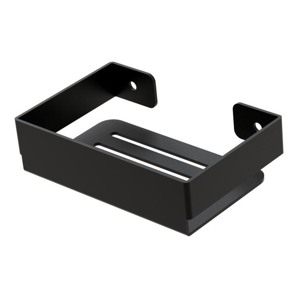 Seifenschale Bad Seife Toilette Badezimmer Hand Waschen WC Edelstahl SCHWARZ / CLARTE