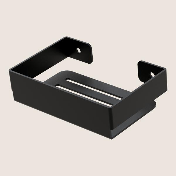 Seifenschale Bad Seife Toilette Badezimmer Hand Waschen WC Edelstahl SCHWARZ / CLARTE