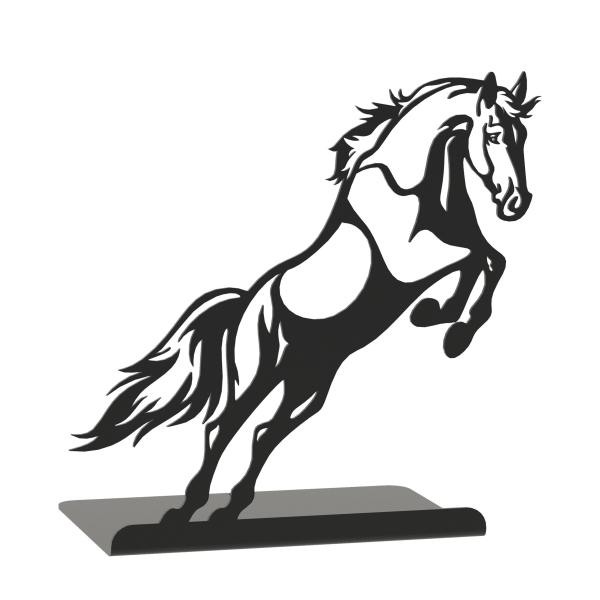 Buchstütze Bücherhalter Design Ständer Bücherregal Bookends Horse für Zuhause Stütze Büro Geschenk SCHWARZ / PFERD 1