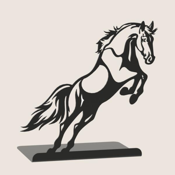 Buchstütze Bücherhalter Design Ständer Bücherregal Bookends Horse für Zuhause Stütze Büro Geschenk SCHWARZ / PFERD 1