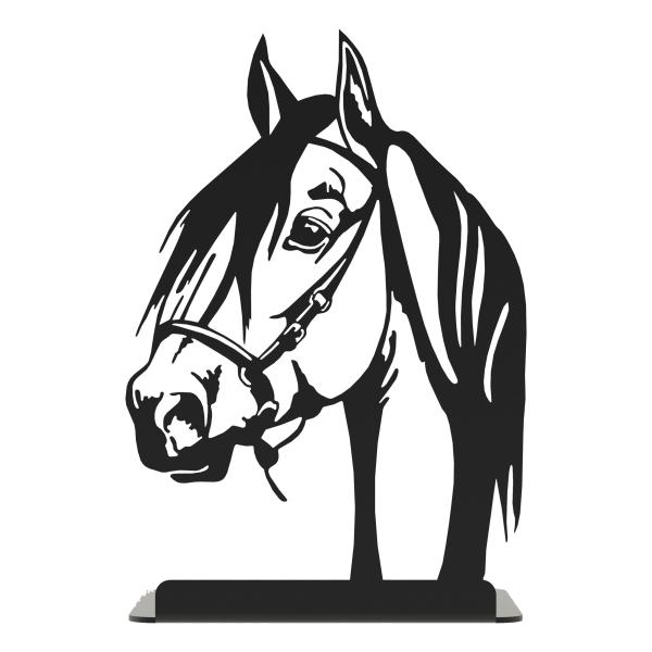 Buchstütze Bücherhalter Design Ständer Bücherregal Bookends Horse für Zuhause Stütze Büro Geschenk SCHWARZ / PFERD 2