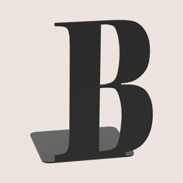 Buchstütze Bücherhalter Design Ständer Bücherregal Bookends Buch für Zuhause Stütze Büro Geschenk SCHWARZ / BOOK 2