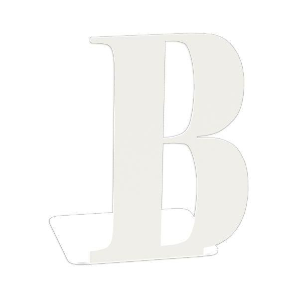 Buchstütze Bücherhalter Design Ständer Bücherregal Bookends Buch für Zuhause Stütze Büro Geschenk WEIß / BOOK 2