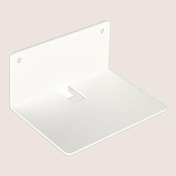 Unsichtbares Regal Bücherregal 125/90 hängend Metallregal Möbel Bücher Wandregal Flur Zimmer Raum LOFT Wohnung WEIß / POLA