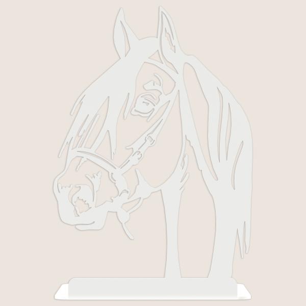 Buchstütze Bücherhalter Design Ständer Bücherregal Bookends Horse für Zuhause Stütze Büro Geschenk WEIß / PFERD 2