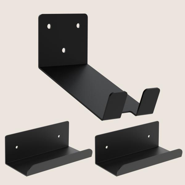 Fahrradhalter Halterung für Fahrrad Aufhänger Fahrradaufhänger Wand-Fahrradhalter Stahl SCHWARZ / ECORIDE