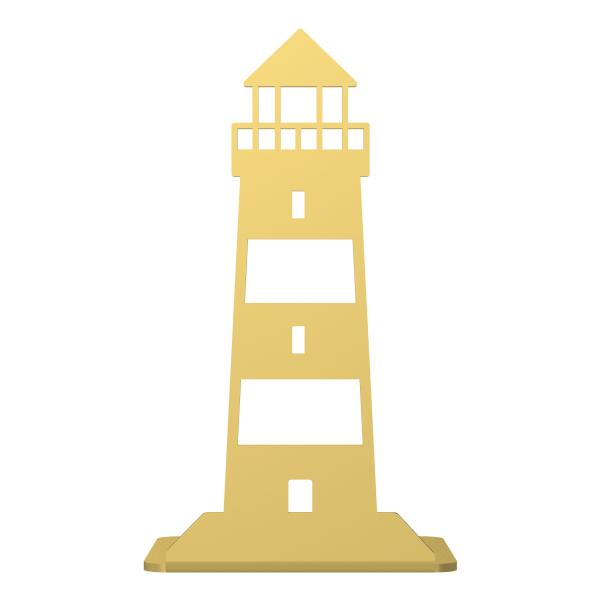 Buchstütze Bücherhalter Design Ständer Bücherregal Bookends Buch See für Zuhause Stütze Büro Geschenk GOLD / LEUCHTTURM