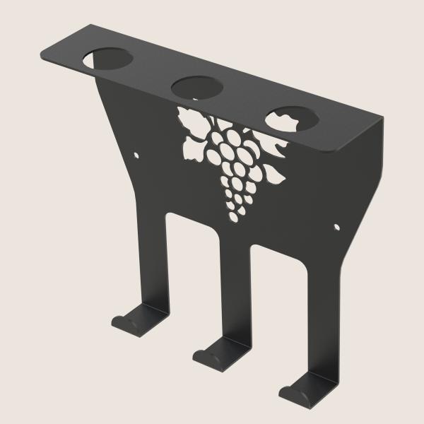 Weinflaschenhalter Dekoration Weinflasche Küche Wein Organizer Regal Flaschenbehälter Geschenk / PORTO TWO