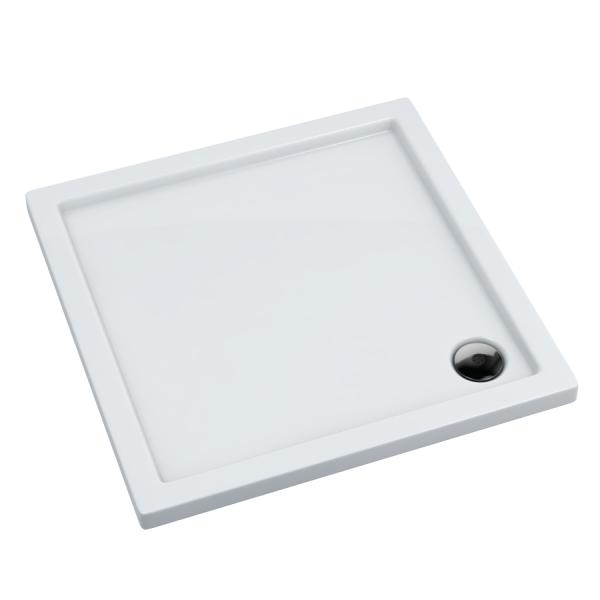 Acryl Duschwanne Senta 80x80x5 cm, quadratisch