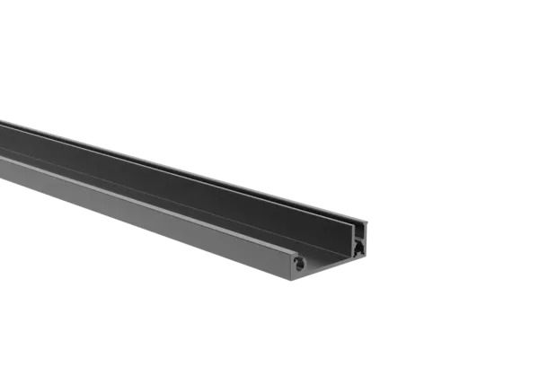 Aluminium Zaunadapter Füllung 20-14mm Zaunschiene Profil Anthrazit Abdeckschiene