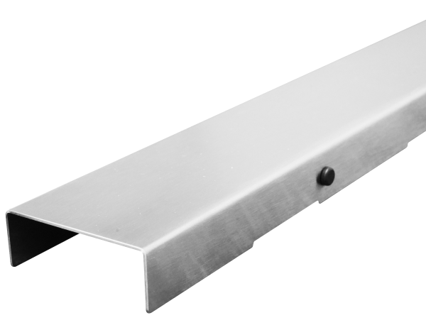 Duschrinne Bodenablauf Ablaufrinne Duschablauf Edelstahl Boden Ablauf Rinne mit Blende und Siphon Bridge