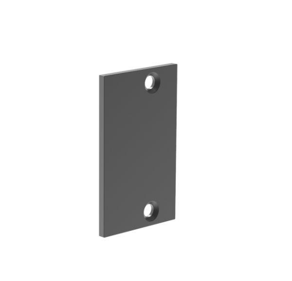 Aluminiumabdeckung des Adapters für Jalousien 66x40 R7016