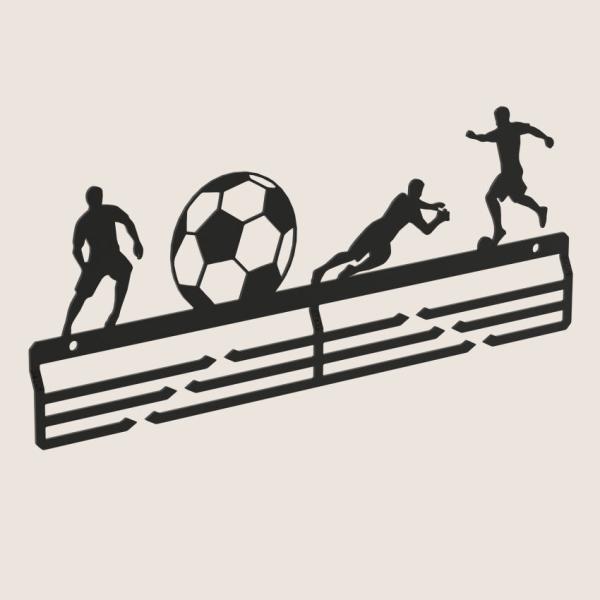 Medaillenhalter Medaillenaufhänger Metall Schwarz Wandmontage Geschenk / SPIELER