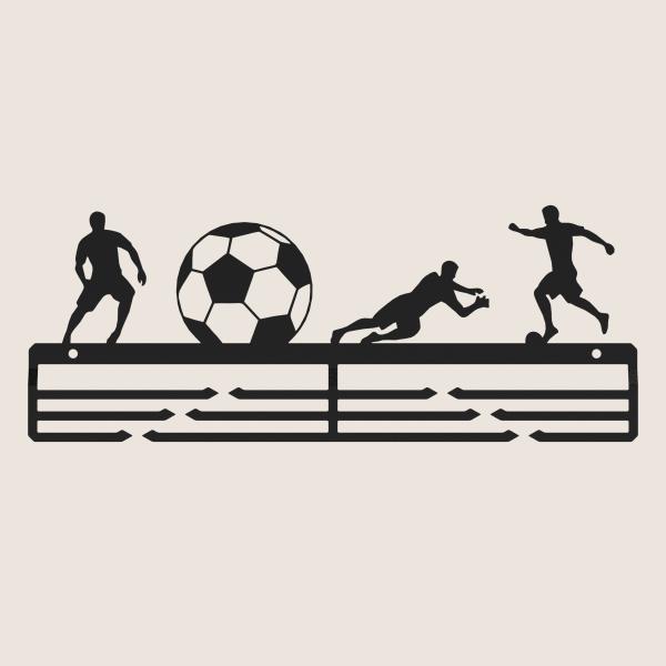 Medaillenhalter Medaillenaufhänger Metall Schwarz Wandmontage Geschenk / SPIELER