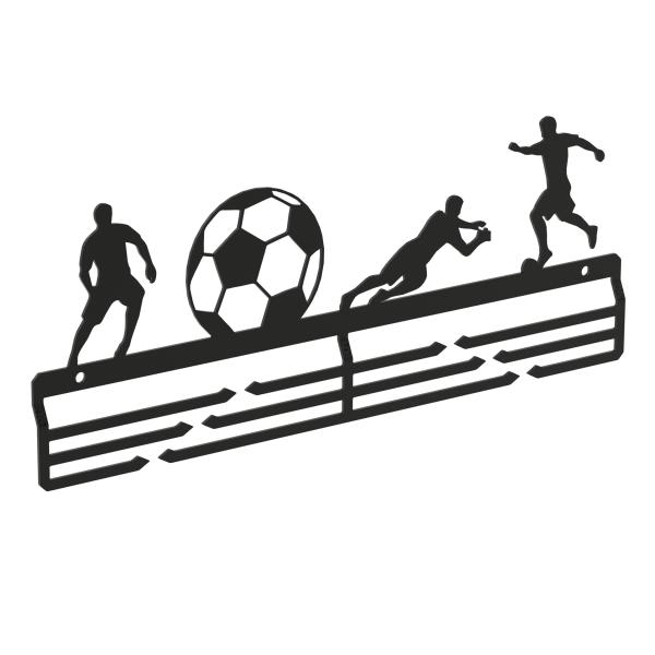 Medaillenhalter Medaillenaufhänger Metall Schwarz Wandmontage Geschenk / SPIELER