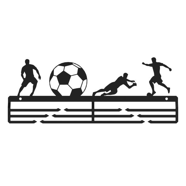 Medaillenhalter Medaillenaufhänger Metall Schwarz Wandmontage Geschenk / SPIELER