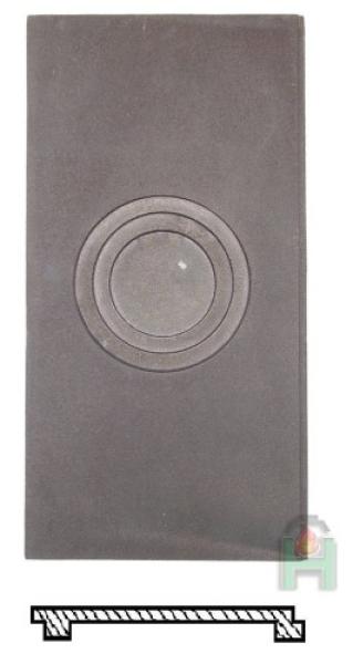 Kochfeld aus Gusseisen P4 630x325, H2604