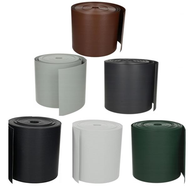 PVC Premium Sichtschutz Streifen Zaunblende Doppelstabmatte Zaunfolie 1200g/m²