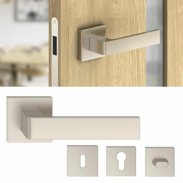 Türgriff Türbeschlag Türdrücker Türklinke BB WC PZ Nickel ALU Velvet Innentür