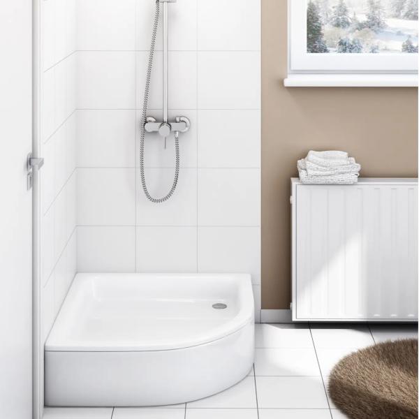 Duschtasse Duschwanne Acrylwanne mit EPS Träger Quadrat Viertelkreis Rechteckig Standard Bau-Höhe 26 cm