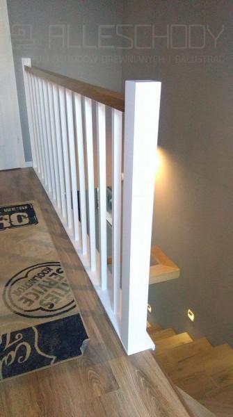 Geländer Holz Balustraden Skandinavien Handlauf Pfosten Eiche Baluster