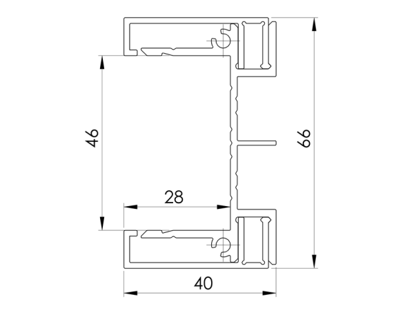 Aluminium Zaunadapter Jalousien Füllung 66x40 mm Zaunschiene Profil Anthrazit Abdeckschiene 1200 / 1500 / 1700 mm