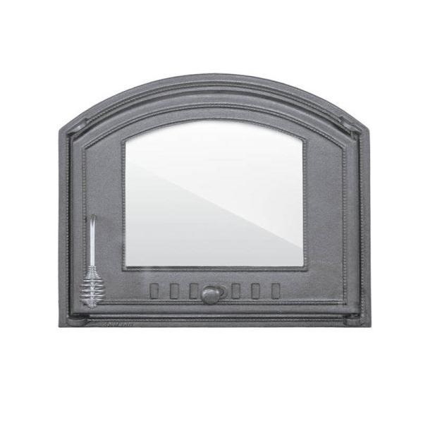 Backofentür aus Gusseisen Ofentür Pizzaofentür Garten Grill Brotofen