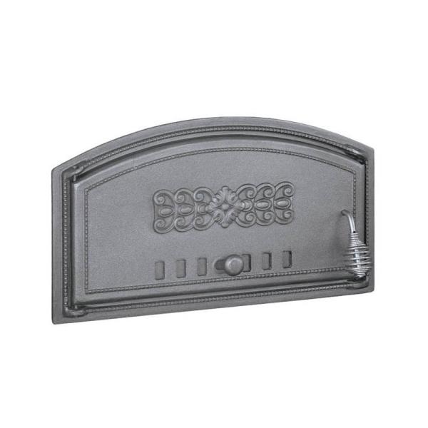 Backofentür aus Gusseisen 49x28cm Ofentür Pizzaofentür Steinofentür Brotofen