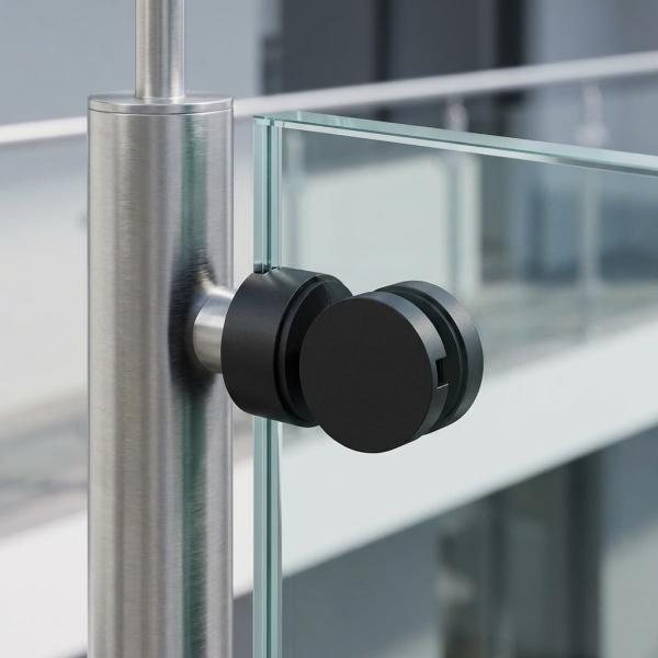 Glashalter Punkthalter Edelstahl rund | Sellon24