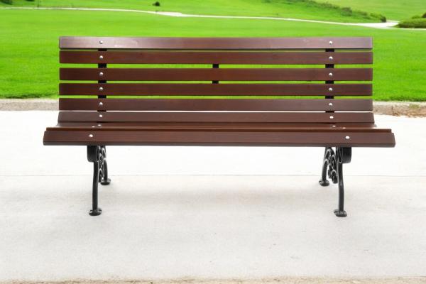 Parkbank Gartenbank Gestell Gusseisen Massivholz Fichte Wetterfest Gartenmöbel